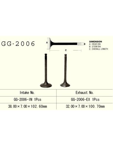 VESRAH ZAWÓR SSĄCY YAMAHA YFM 350 '87-'99 WOLVERINE/BIG BEAR (1 NA POJAZD) (OEM: 3Y1-12111-00,3Y1-12111-01) (1SZT.) (MADE IN