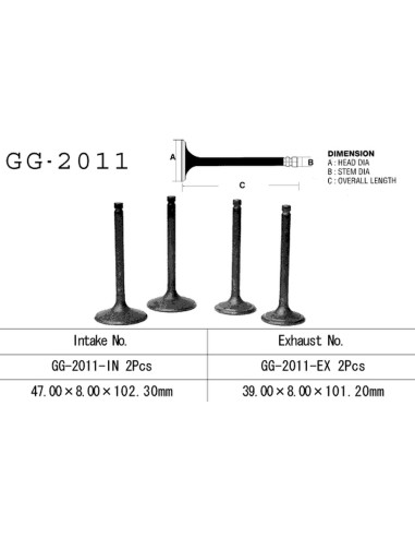 VESRAH ZAWÓR SSĄCY YAMAHA XV 1100 '89-'99, XVS 1100 '99-'09, XV 920 '81-83' (OEM: 2J2-12111-00,2J2-12111-01) (1SZT.) (MADE IN