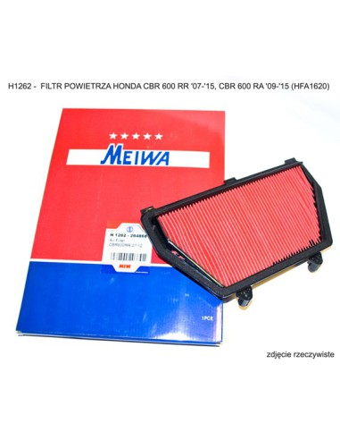 MIW (MEIWA) FILTR POWIETRZA HONDA CBR 600 RR '07-'15, CBR 600 RA '09-'15 (HFA1620) (10) (NA ZAMÓWIENIE)