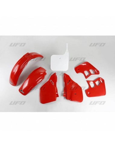 UFO KOMPLET PLASTIKÓW HONDA CR 250 '88-'89 KOLOR OEM (CZERWONY/BIAŁY) (HO092E999)