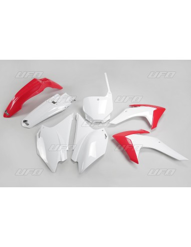 UFO KOMPLET PLASTIKÓW HONDA CRF 230 '15-'18 KOLOR OEM (CZERWONY/BIAŁY) (HO118E999)