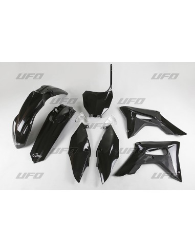 UFO KOMPLET PLASTIKÓW HONDA CRF 250R '18-'21, CRF 450R '17-'20 KOLOR CZARNY(HO119E001)