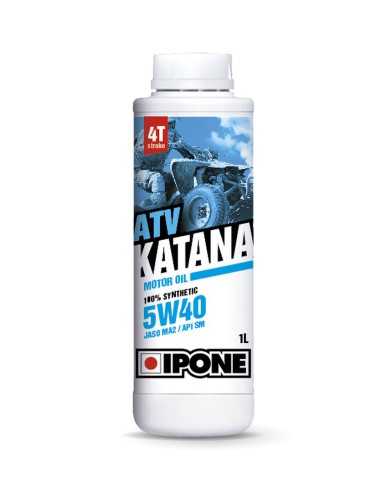 IPONE KATANA ATV 5W40 OLEJ SILNIKOWY 100% SYNTETYK 1L (ESTER, MA2) (AKC) (15)