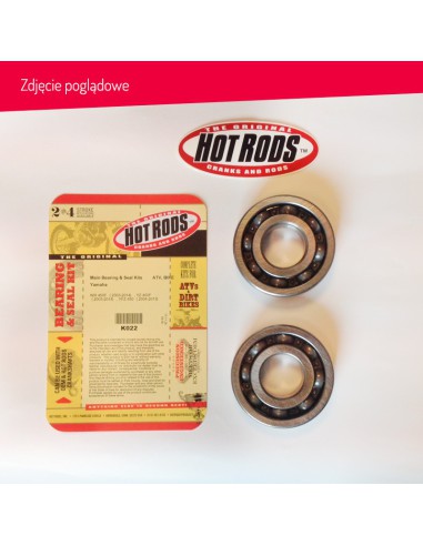 HOT RODS ŁOŻYSKA WAŁU KORBOWEGO YAMAHA YZF 400-450 '98-'23, YFZ 450 '04-'09, '12-'13 WR 450F' 03-'23 (WR450F), YZF400, YZF426,