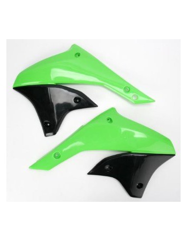 UFO OSŁONY CHŁODNICY KAWASAKI KLX 450 '07-'15 KOLOR ZIELONY