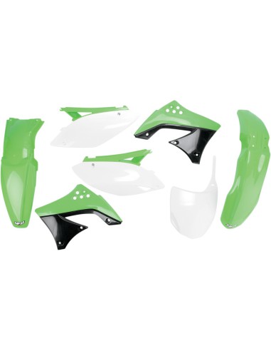 UFO KOMPLET PLASTIKÓW KAWASAKI KXF 450 '09-'11 KOLOR OEM '09 (ZIELONY/CZARNY) (KA213E999)