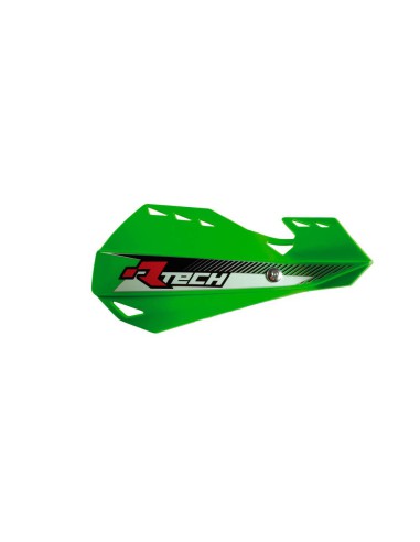 RACETECH (RTECH) OSŁONY RĄK (HANDBARY) DUAL EVO KOLOR ZIELONY (Z MOCOWANIAMI DO KIEROWNICY)