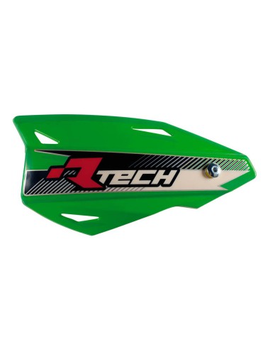 RACETECH (RTECH) OSŁONY RĄK (HANDBARY) VERTIGO CROSS/ENDURO KOLOR ZIELONY (Z MOCOWANIAMI DO KIEROWNICY)