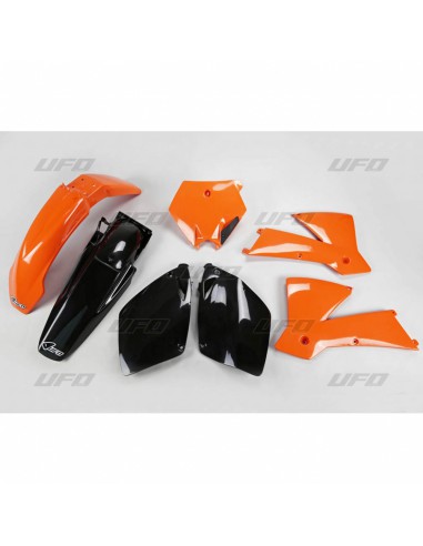 UFO KOMPLET PLASTIKÓW KTM SX/SXF '03 KOLOR OEM (POMARAŃCZOWY/CZARNY) (KT501BE999)