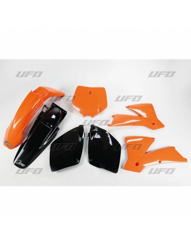 UFO KOMPLET PLASTIKÓW KTM SX-SXF '01-'02 KOLOR OEM (POMARAŃCZOWY/CZARNY) (KT501E999)