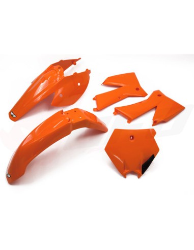 UFO KOMPLET PLASTIKÓW KTM SX / SXF '05-'06 KOLOR OEM (POMARAŃCZOWY) (KT503E999)