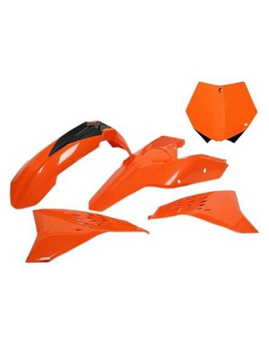 UFO KOMPLET PLASTIKÓW KTM SX 85 '13-17 KOLOR OEM '13-'14 (POMARAŃCZOWY) (KT514E999)