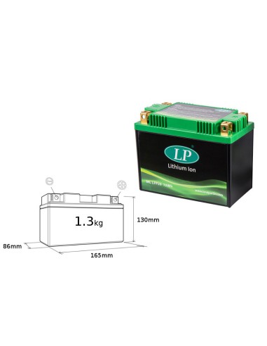 LANDPORT AKUMULATOR LITOWO-JONOWY LIFEPO4 LFP20 (ML LFP20) (165X86X130) (YTX20BS, YTX20LBS, Y50N18LA2) (WAGA 1300G) (6)