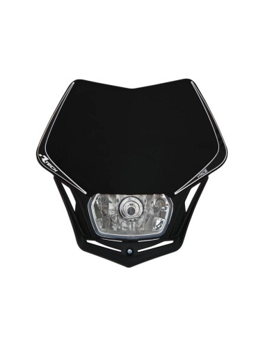 RACETECH (RTECH) LAMPA PRZEDNIA V-FACE KOLOR CZARNY