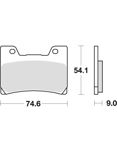 TRW LUCAS KLOCKI HAMULCOWE KH160 ORGANIC YAMAHA FZR 600 90-95, TDM 850 96-01, FZR 1000 89-90, V-MAX 1200 96-02, PRZÓD (PROMOCJA)