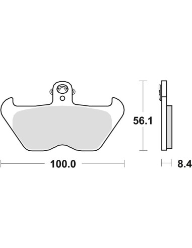 TRW LUCAS KLOCKI HAMULCOWE KH407 KH246 ORGANIC BMW K1 88-93, K 100 89-92, R 1100 GS / R / RS / RT / S / ST 93-06, R 1150 GS