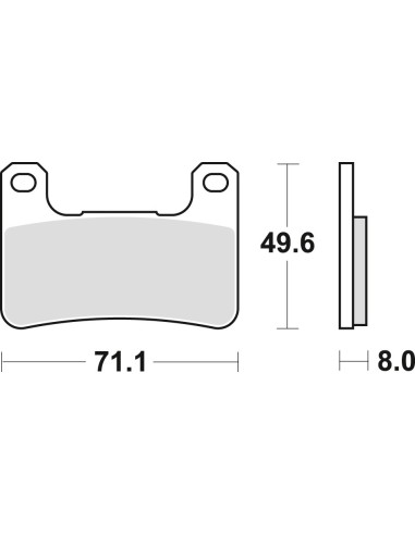 TRW LUCAS KLOCKI HAMULCOWE KH379 SINTER STREET KAWASAKI Z 900 18-, KLZ 1000 19-, H2 18-, Z 1000 10-, ZX10R 08-15, SUZUKI GSXR