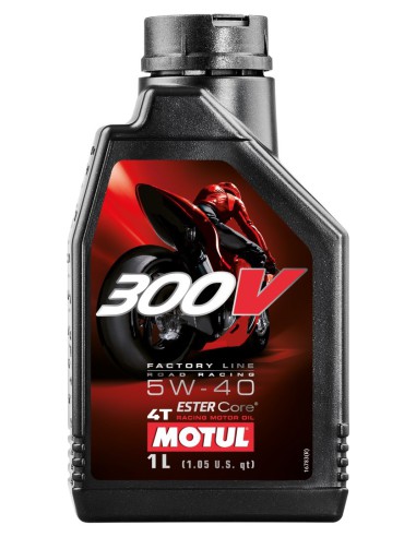 MOTUL OLEJ SILNIK 300V 4T FL ROAD RACING 5W40 1L (SYNTETYCZNY)