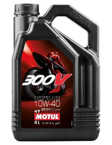 MOTUL OLEJ SILNIK 300V 4T FL ROAD RACING 10W40 4L (SYNTETYCZNY)