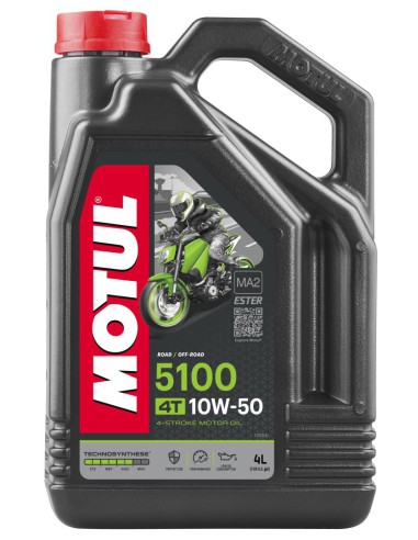 MOTUL OLEJ SILNIK 5100 4T ESTER 10W50 4L