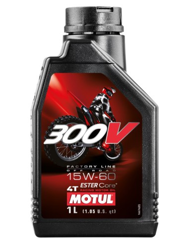 MOTUL OLEJ SILNIK 300V 4T FL OFF ROAD 15W60 1L (SYNTETYCZNY)