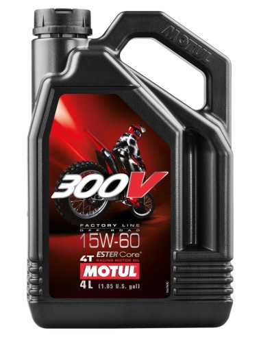 MOTUL OLEJ SILNIK 300V 4T FL OFF ROAD 15W60 4L (SYNTETYCZNY)