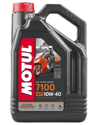 MOTUL OLEJ SILNIK 7100 4T 10W40 4L (NOWY MA2) SYNTETYCZNY