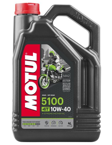 MOTUL OLEJ SILNIK 5100 4T ESTER 10W40 4L