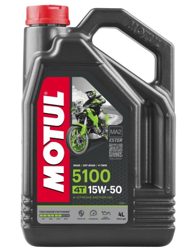 MOTUL OLEJ SILNIK 5100 4T ESTER 15W50 4L