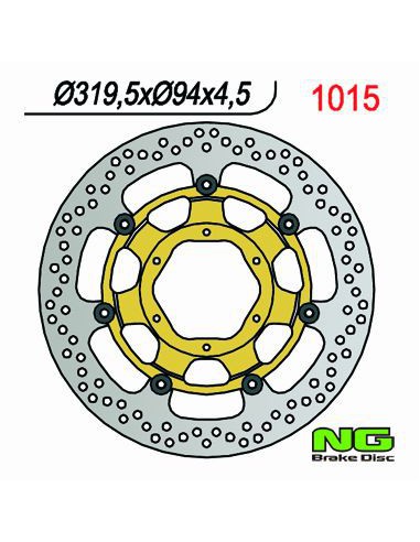 NG TARCZA HAMULCOWA PRZÓD HONDA CBR 1000 RR '06-'07, VTR 1000 SP1/SP2 '00-'04 (320X94X4,5MM) (6X6,5MM) PŁYWAJĄCA