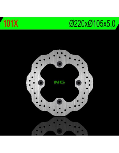 NG TARCZA HAMULCOWA TYŁ HONDA CBR 600F '91-'06, CBR 900, VTR 1000, CBR 250/300R 13-16, CBR 600RR 03-17, CBR 1000RR 09-18