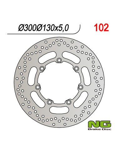 NG TARCZA HAMULCOWA PRZÓD KAWASAKI VN 1500/1600 (PATRZ OPIS TOWARU)