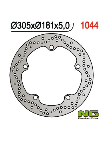 NG TARCZA HAMULCOWA PRZÓD BMW R 850GS '99-'07/1100GS '94-'01/1150/1200GS '04-'18, F750 GS '18-'22, F850 GS '19-'22, R1250GS