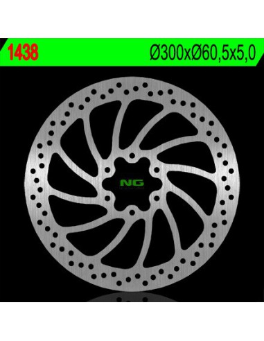 NG TARCZA HAMULCOWA PRZÓD KTM DUKE 125/200/390 '14-'16, RC 125/200/390 '14-'16, BMW G310 '16-'17 (300X60,5X4) (6X8,5MM)