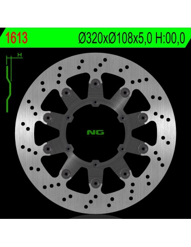 NG TARCZA HAMULCOWA PRZÓD GAS GAS 125/250/400/515 SM CCM 230/450/600/644/710 (PŁYWAJĄCA)