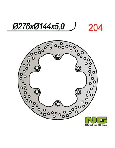 NG TARCZA HAMULCOWA PRZÓD/TYŁ HONDA CBR 600F (87-94), XL 600V TRANSALP (87-96), X4 (97-99) NT 650V DEAUVILLE (98-12)CBX