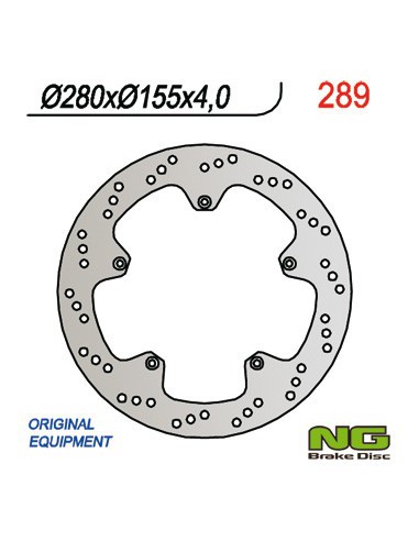 NG TARCZA HAMULCOWA PRZÓD APRILIA RS 50, YAMAHA TZR 50 (280x155x4)