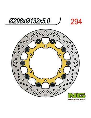 NG TARCZA HAMULCOWA PRZÓD YAMAHA YZF R6 99-02, YZF R1 98-03, FZS 1000 01-05, FJR 01, XJR 1300 03-17, XVZ 1300, XV 1600/1700/1900