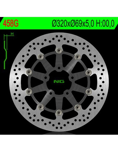 NG TARCZA HAMULCOWA PRZÓD SUZUKI GSXR600/750 '97-'03, GSXR1000 '00-'04, TL1000, GSXR1300 HAYABUSA '99-07, GSX 1400 02-07