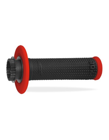 PROGRIP MANETKI PG708 OFF ROAD Z BLOKADĄ SCS LOCK-ON + 6 ADAPTERÓW ROLGAZU (22+25MM) KOLOR CZARNY CZERWONY DWUSKŁADNIKOWE