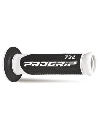 PROGRIP MANETKI PG732 ROAD (22+25MM, DŁ.125MM) KOLOR BIAŁY/CZARNY (DWUSKŁADNIKOWE) (732-137)