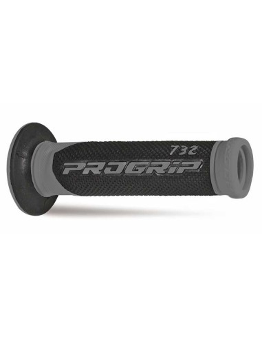 PROGRIP MANETKI PG732 ROAD (22+25MM, DŁ.125MM) KOLOR SZARY/CZARNY (DWUSKŁADNIKOWE) (732-187) (PG732/5)