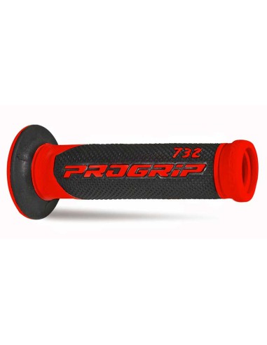 PROGRIP MANETKI PG732 ROAD (22+25MM, DŁ.125MM) KOLOR CZERWONY/CZARNY (DWUSKŁADNIKOWE) (732-149) (PG732/6)