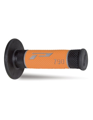 PROGRIP MANETKI PG790 OFF ROAD (22+25MM, DŁ.115MM) KOLOR SZARY/CZARNY/POMARAŃCZOWY (TRÓJSKŁADNIKOWE) (790-234) (PG790/3)