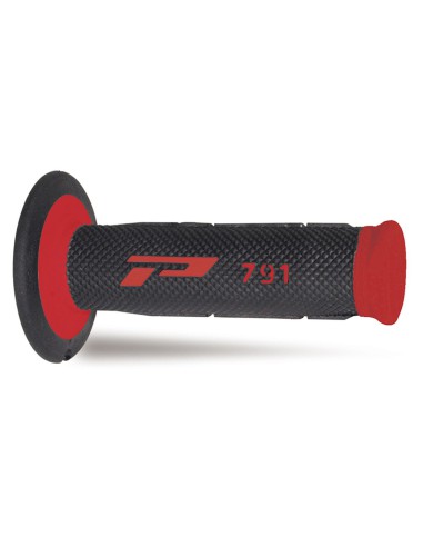 PROGRIP MANETKI PG791 OFF ROAD (22+25MM, DŁ.115MM) KOLOR CZERWONY/CZARNY (DWUSKŁADNIKOWE) (PG791RD/BK) (791-149)