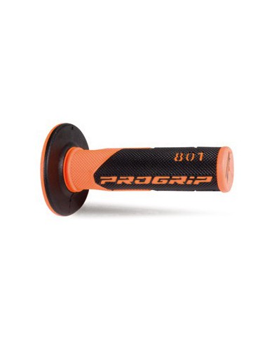 PROGRIP MANETKI PG801 OFF ROAD (22+25MM, DŁ.115MM) KOLOR POMARAŃCZOWY FLUO/CZARNY (DWUSKŁADNIKOWE) (PG801ORF/BK) (801-296)