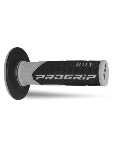 PROGRIP MANETKI PG801 OFF ROAD (22+25MM, DŁ.115MM) KOLOR SZARY/CZARNY (DWUSKŁADNIKOWE) (801-187) (PG801/11)