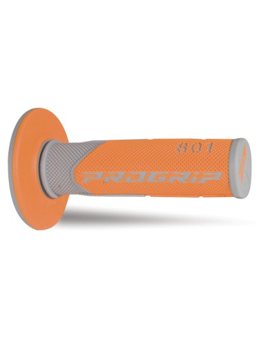 PROGRIP MANETKI PG801 OFF ROAD (22+25MM, DŁ.115MM) KOLOR SZARY/POMARAŃCZOWY (DWUSKŁADNIKOWE) (801-287) (PG801GY/OR)