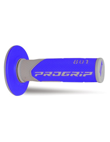 PROGRIP MANETKI PG801 OFF ROAD (22+25MM, DŁ.115MM) KOLOR SZARY/NIEBIESKI (DWUSKŁADNIKOWE) (801-291) (PG801/9)