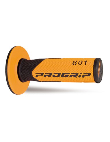 PROGRIP MANETKI PG801 OFF ROAD (22+25MM, DŁ.115MM) KOLOR CZARNY/POMARAŃCZOWY (DWUSKŁADNIKOWE) (801-144) (PG801/5)